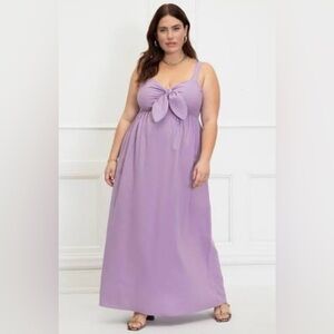 Eloquii Elements - Lavender Maxi Dress